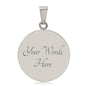 Capricorn Constellation - To My Love - Graphic Circle Necklace