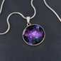 Capricorn Constellation - To My Love - Graphic Circle Necklace