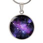 Capricorn Constellation - To My Love - Graphic Circle Necklace