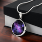 Capricorn Constellation - To My Love - Graphic Circle Necklace
