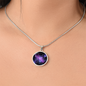 Capricorn Constellation - To My Love - Graphic Circle Necklace