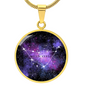 Capricorn Constellation - To My Love - Graphic Circle Necklace