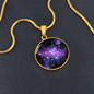 Capricorn Constellation - To My Love - Graphic Circle Necklace