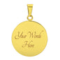 Capricorn Constellation - To My Love - Graphic Circle Necklace