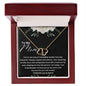 To My Mom - Incredible Mother - Everlasting Hearts Necklace