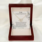 To My Daughter - You're Loved - Everlasting Love Necklace