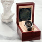 To My Husband - Memories And Love - Men's Openwork Watch