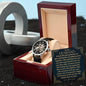 To My Husband - Memories And Love - Men's Openwork Watch