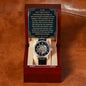 To My Husband - Memories And Love - Men's Openwork Watch