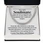 To My Soulmate - Love Story - Cuban Link Chain