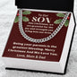 CHRISTMAS SPECIAL - To Our Son - Cuban Link Chain