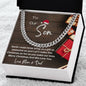 CHRISTMAS SPECIAL - To Our Son - Cuban Link Chain