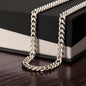 To My Dad - Bravest Person - Cuban Link Chain