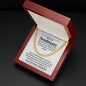 To My Soulmate - Love Story - Cuban Link Chain