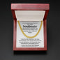 To My Soulmate - Love Story - Cuban Link Chain