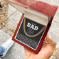To My Dad - Bravest Person - Cuban Link Chain