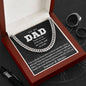 To My Dad - Bravest Person - Cuban Link Chain