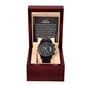 To My Friend - Black Chronograph Watch - Your Friendship