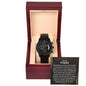 To My Friend - Black Chronograph Watch - Your Friendship
