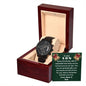 CHRISTMAS SPECIAL - To Our Son - Black Chronograph Watch