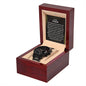 To My Friend - Black Chronograph Watch - Your Friendship