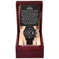 To My Friend - Black Chronograph Watch - Your Friendship