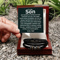 To My Son - Fearless - Love You Forever Bracelet