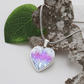 Galaxy & Diamond Inspired - To My Love -  Graphic Heart Necklace