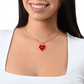 Love Heart & Roses - To My Love - Graphic Heart Necklace