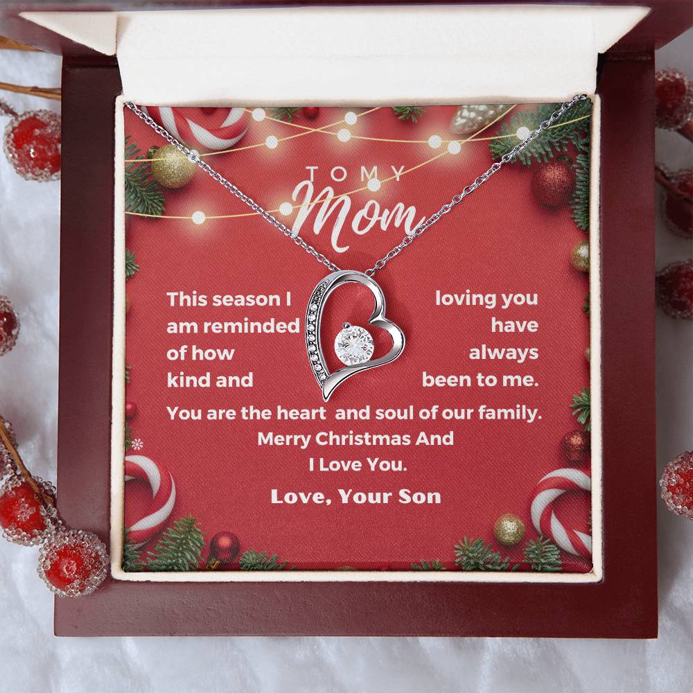 CHRISTMAS SPECIAL - To My Mom - Forever Love Necklace