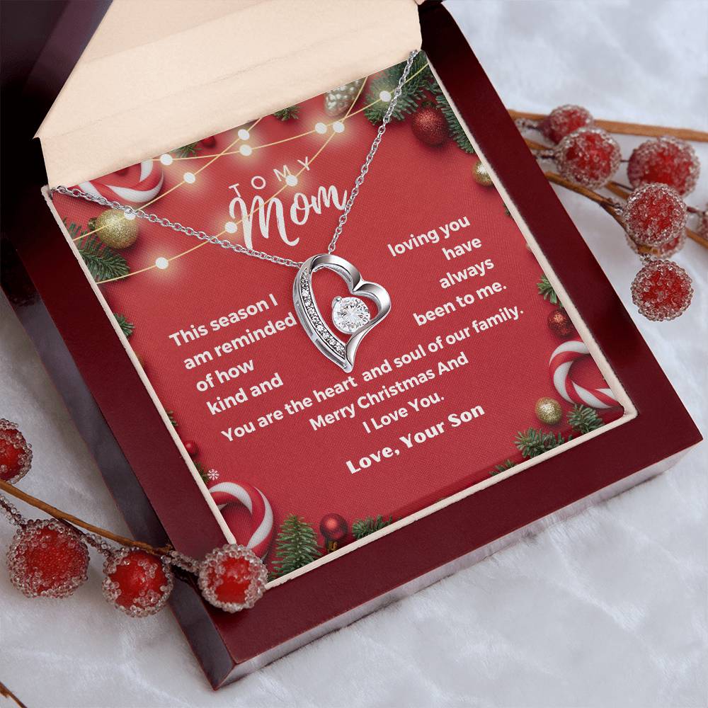 CHRISTMAS SPECIAL - To My Mom - Forever Love Necklace