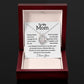 To My Mom - Thank You - Forever Love Necklace