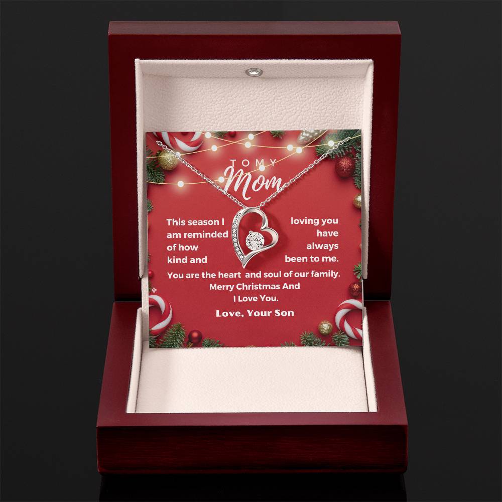 CHRISTMAS SPECIAL - To My Mom - Forever Love Necklace