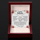 To My Mom - I love You - Forever Love Necklace