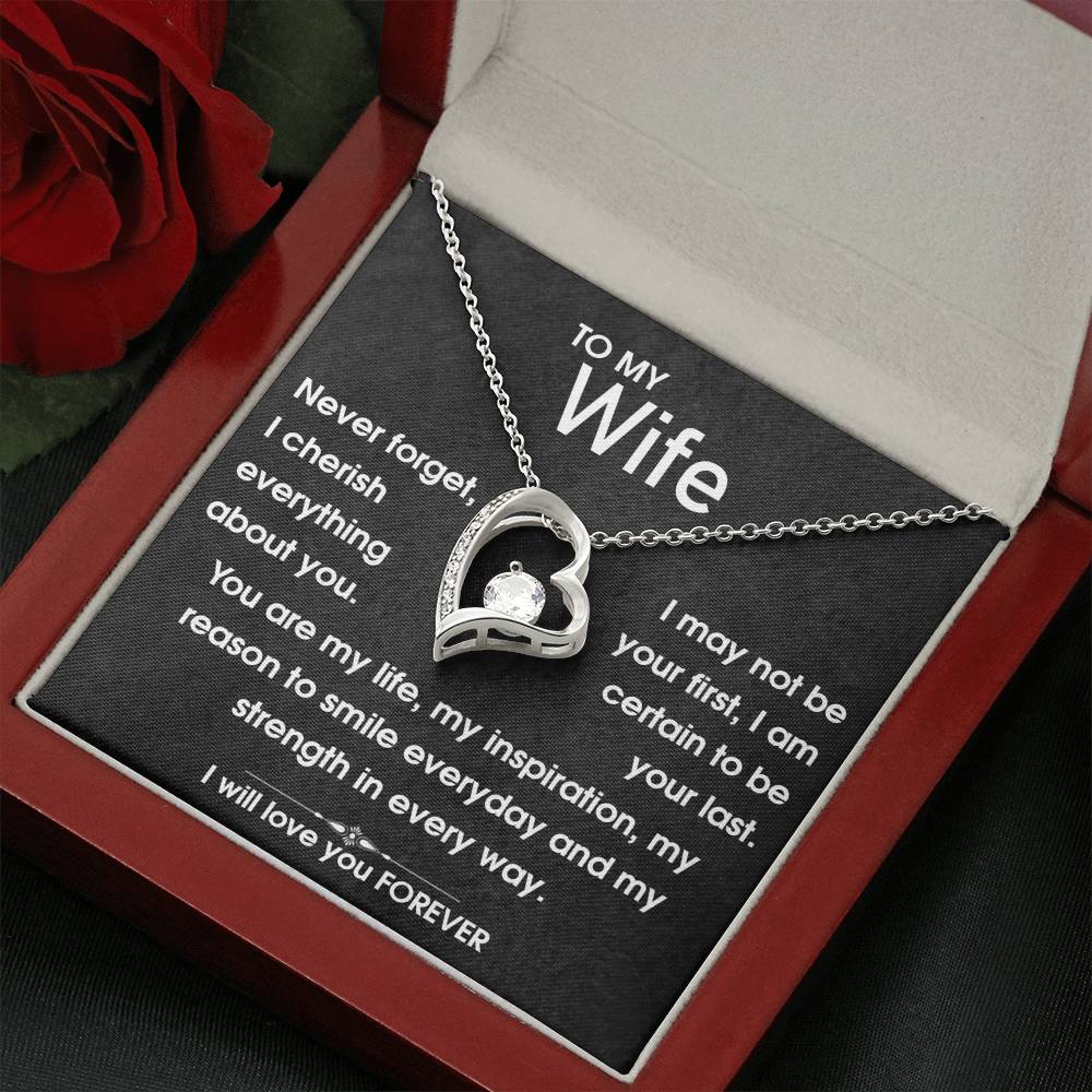 To My Wife - You Are My Life - Forever Love Necklace