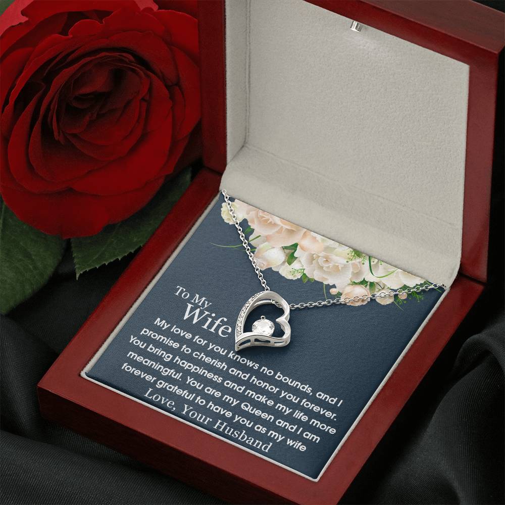 To My Wife - Forever Love Necklace - A Symbol of Everlasting Love