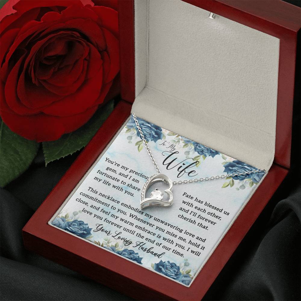 To My Wife - Ignite Eternal Love: The Enchanting Forever Love Necklace