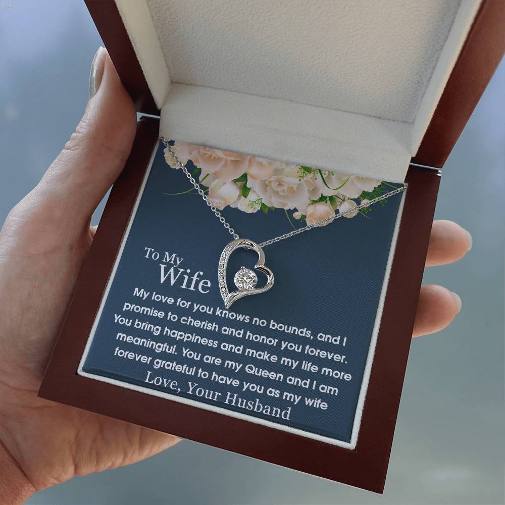 To My Wife - Forever Love Necklace - A Symbol of Everlasting Love