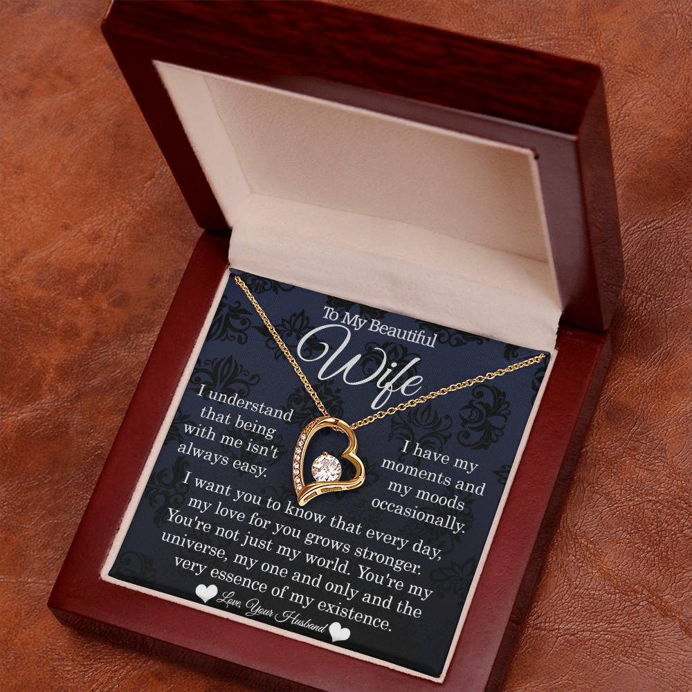 To My Wife - My One And Only - Forever Love Necklace