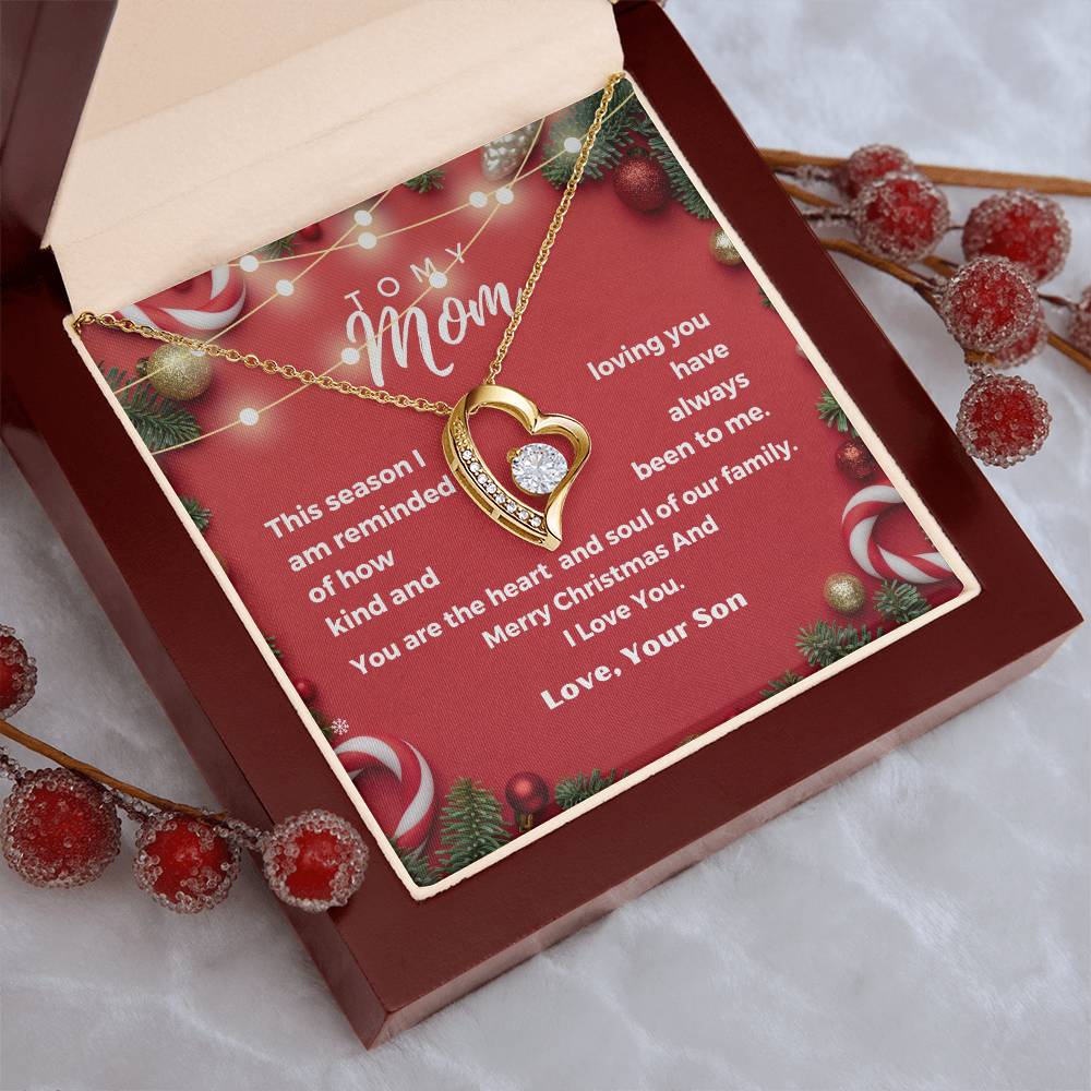 CHRISTMAS SPECIAL - To My Mom - Forever Love Necklace