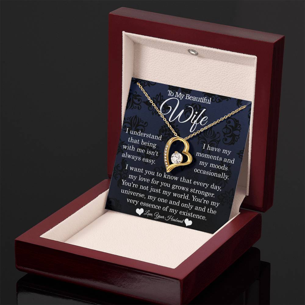 To My Wife - My One And Only - Forever Love Necklace