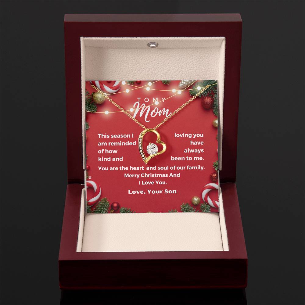 CHRISTMAS SPECIAL - To My Mom - Forever Love Necklace