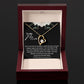 To My Mom - Life, Love and Compassion - Forever Love Necklace