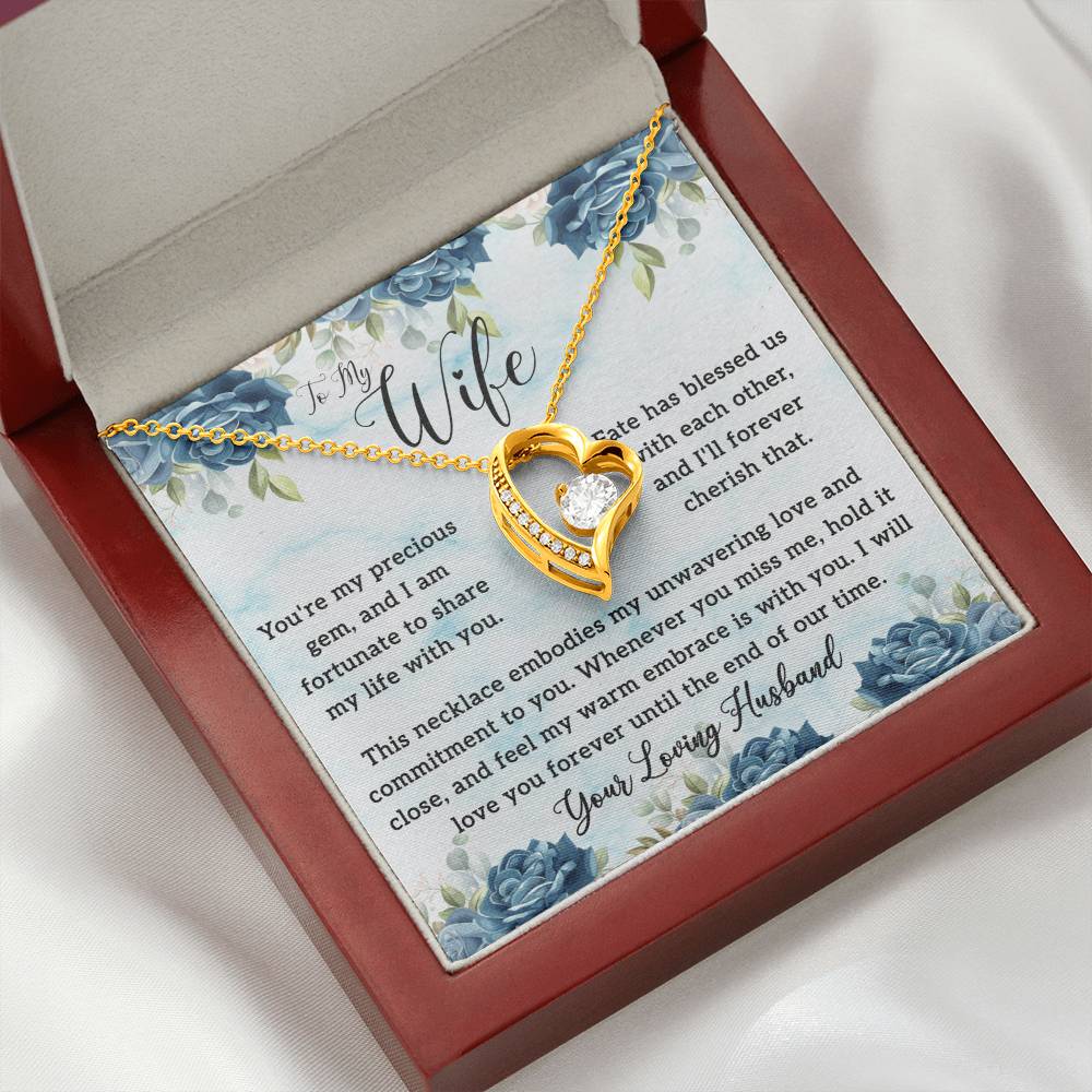 To My Wife - Ignite Eternal Love: The Enchanting Forever Love Necklace