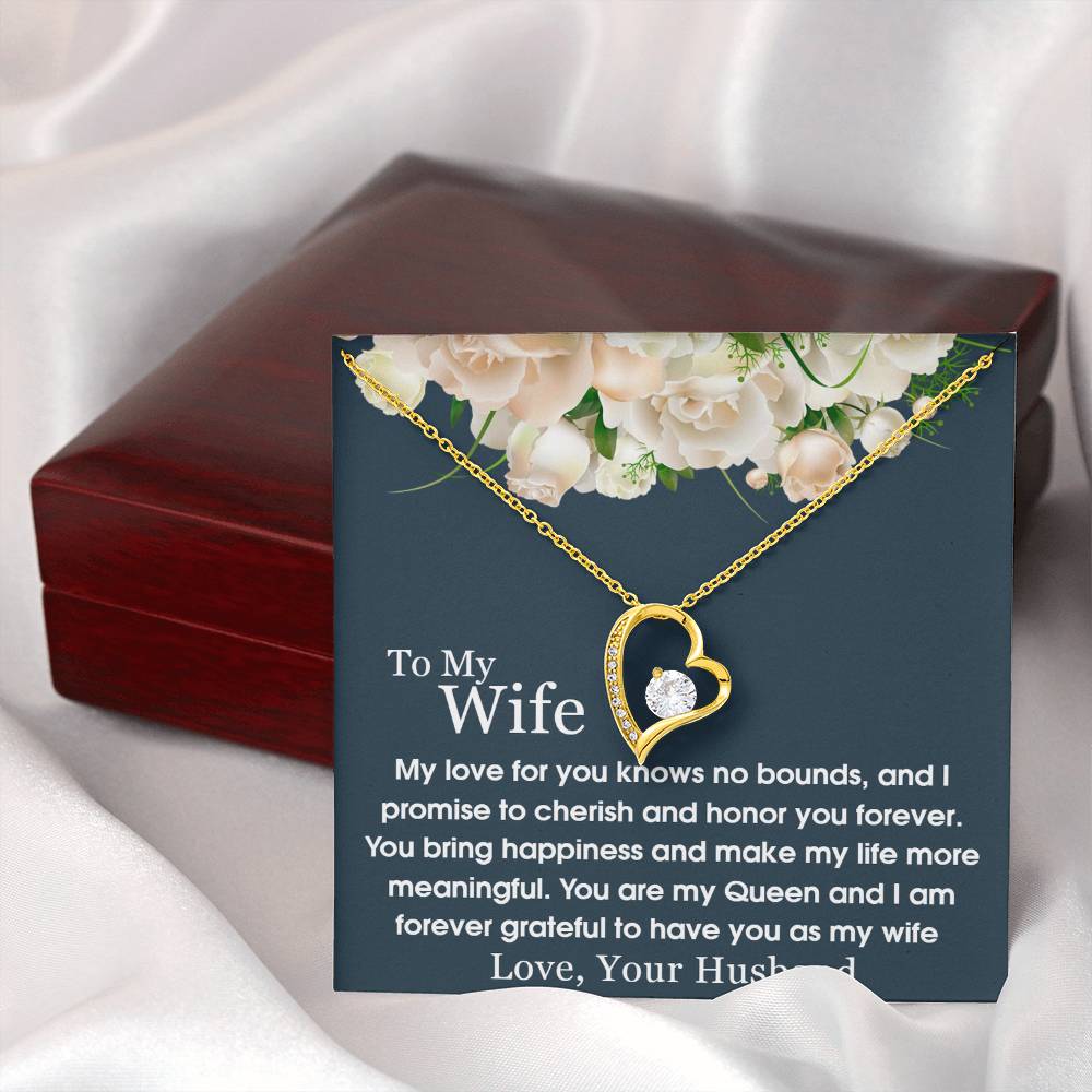 To My Wife - Forever Love Necklace - A Symbol of Everlasting Love