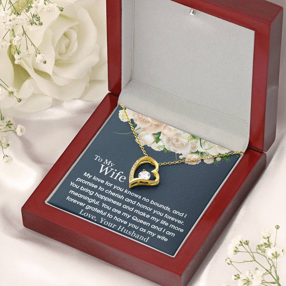 To My Wife - Forever Love Necklace - A Symbol of Everlasting Love