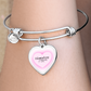 Forever - To My Love - Luxury Heart Bangle