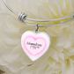 Forever - To My Love - Luxury Heart Bangle