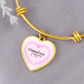 Forever - To My Love - Luxury Heart Bangle