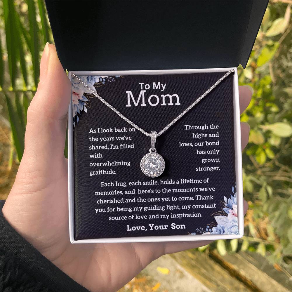 To My Mom - Source of Love - Eternal Hope Necklace